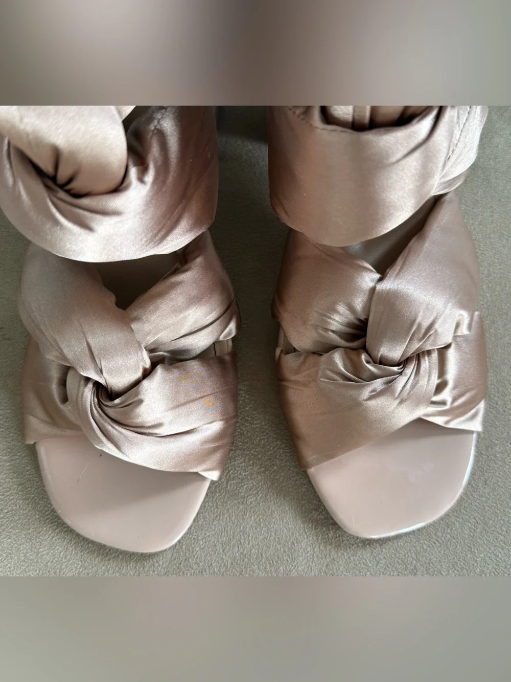 KELSI DAGGER BROOKLYN satin quilt heels